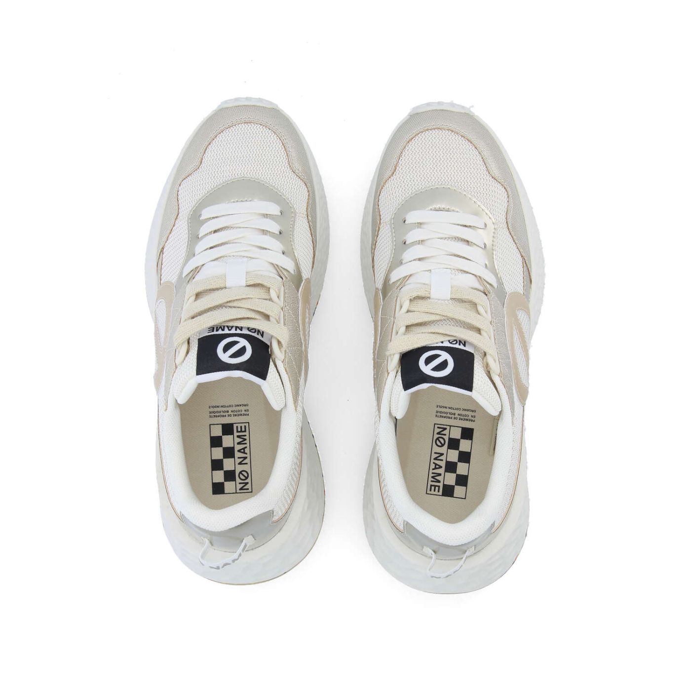 CARTER JOGGER W - METAL/KNIT/GLIT - OR/BLANC CASSE